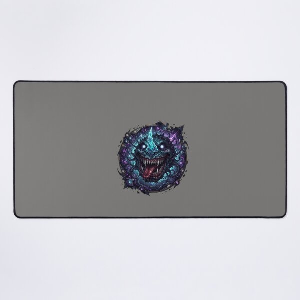 Item preview, Crazy Grinning Blob Face Emblem Light Blue-38 designed and sold by BenediktDanner.