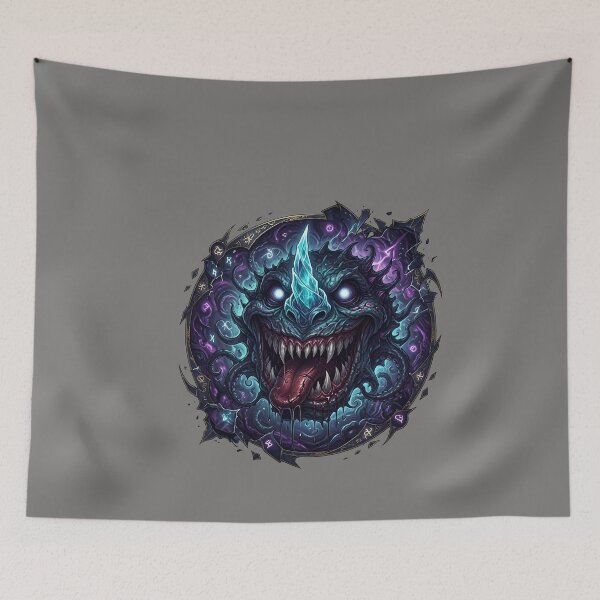 Item preview, Crazy Grinning Blob Face Emblem Light Blue-38 designed and sold by BenediktDanner.