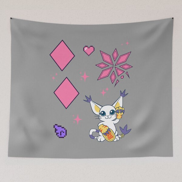 Item preview, Cute Gatomon Lucky Cat Digital Monster Tee-55 designed and sold by JustinWebx.