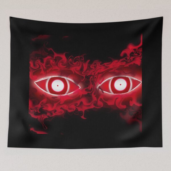 Item preview, Glowing Red Eyes Dark Anime Panel Art⁠ designed and sold by a1-x.