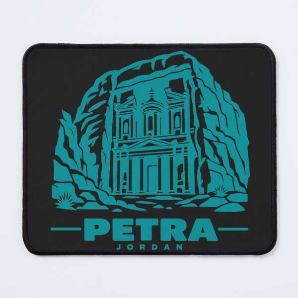 Item preview, Petra Jordan Line Art Landmark Poster designed and sold by CMYKStudio.