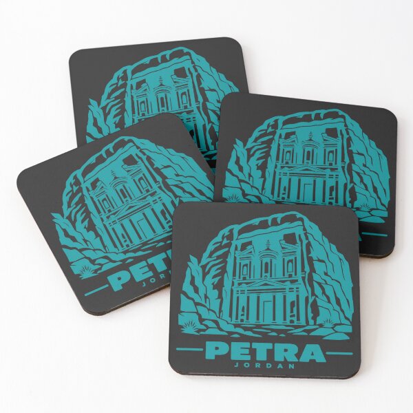 Item preview, Petra Jordan Line Art Landmark Poster designed and sold by CMYKStudio.