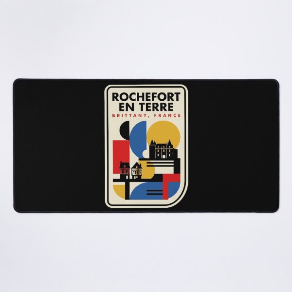 Item preview, Retro Rochefort En Terre Bauhaus Geometric Skyline designed and sold by k3rstman1.