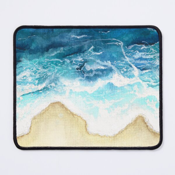 Item preview, Aerial Beach Shoreline Watercolour | Rest - Part 1 designed and sold by LeafandHaven.