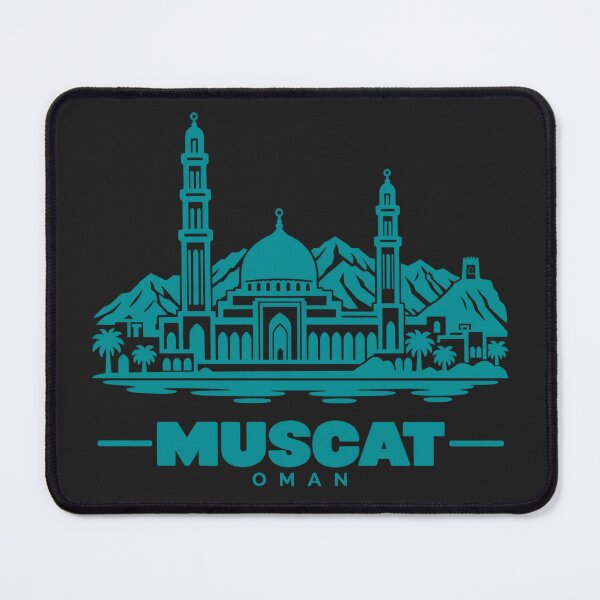 Item preview, Muscat Oman Line Art Skyline Poster designed and sold by CMYKStudio.