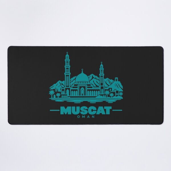 Item preview, Muscat Oman Line Art Skyline Poster designed and sold by CMYKStudio.