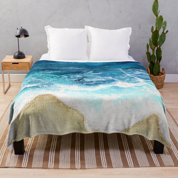 Item preview, Aerial Beach Shoreline Watercolour | Rest - Part 1 designed and sold by LeafandHaven.