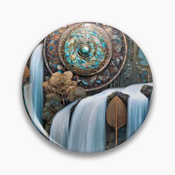 Item preview, Celestial Wellspring Abstract Fantasy Art designed and sold by Dream Mythos Studios.