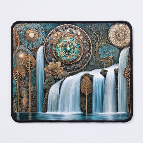 Item preview, Celestial Wellspring Abstract Fantasy Art designed and sold by Dream Mythos Studios.