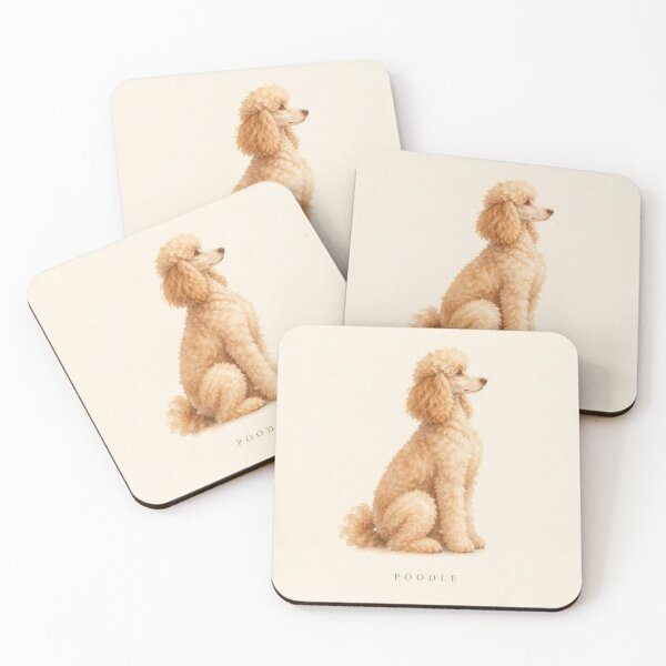Item preview, Poodle Watercolor Portrait | Minimalist Dog Breed Wall Art | Pet Lover Gift designed and sold by FixationStudio.