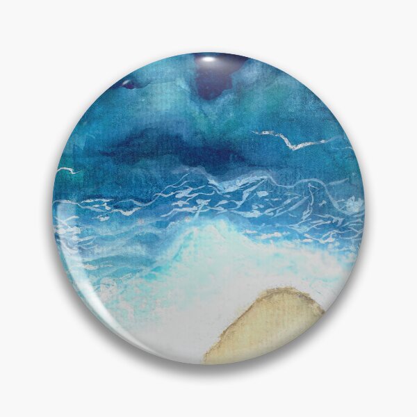 Item preview, Aerial Beach Shoreline Watercolour | Rest - Part 2 designed and sold by LeafandHaven.