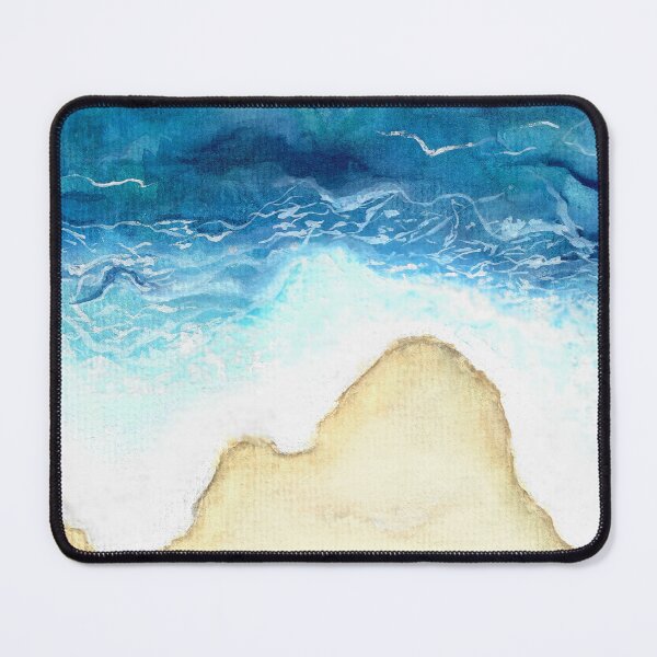 Item preview, Aerial Beach Shoreline Watercolour | Rest - Part 2 designed and sold by LeafandHaven.