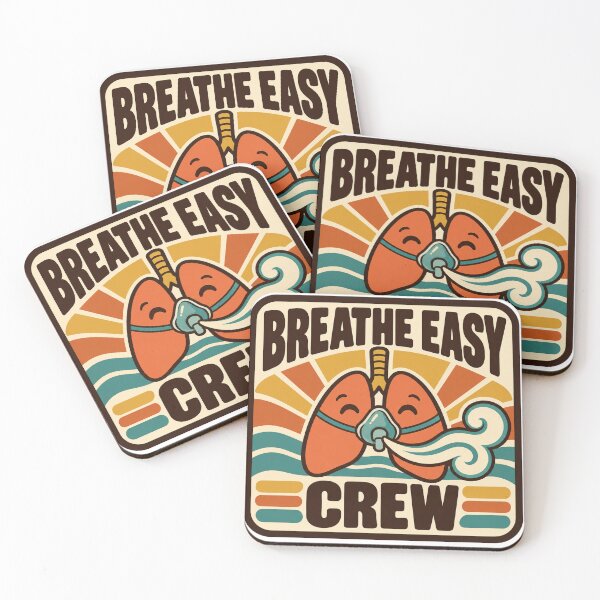 Item preview, Respiratory Therapist Gift - Breathe Easy Crew designed and sold by RedRubyBubble.