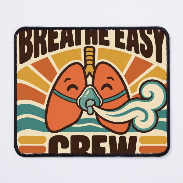Item preview, Respiratory Therapist Gift - Breathe Easy Crew designed and sold by RedRubyBubble.