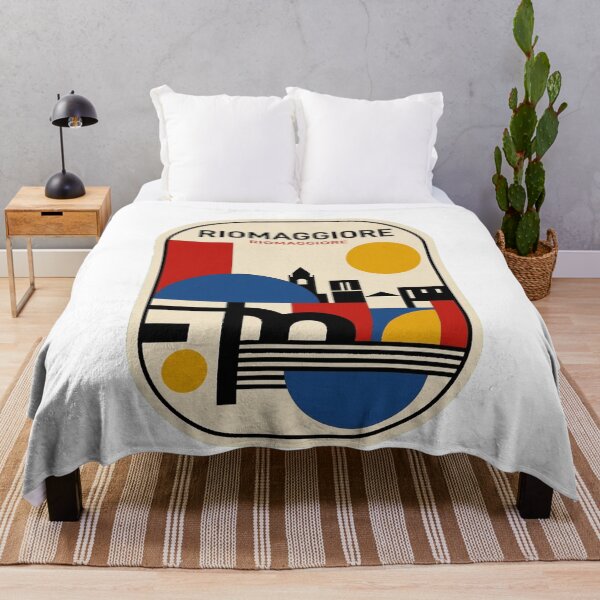 Item preview, Retro Riomaggiore Bauhaus Geometric Skyline designed and sold by k3rstman1.