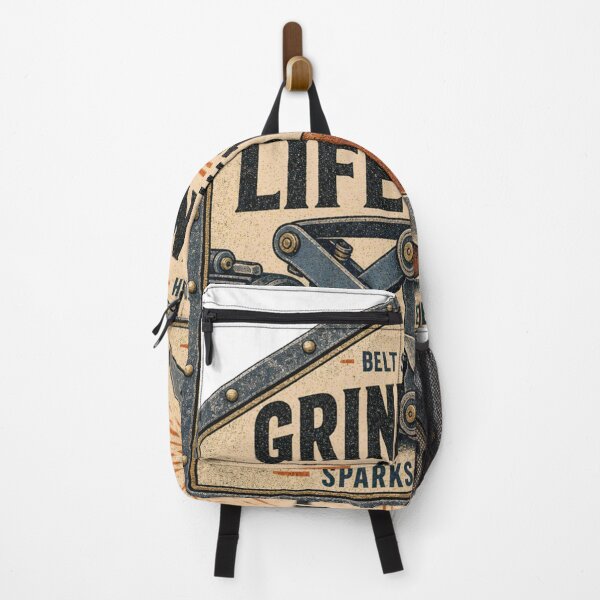 Item preview, Grind Lines Are A Lifestyle Knifemaker Belt Grinder Humor Sign designed and sold by BoosterShop.