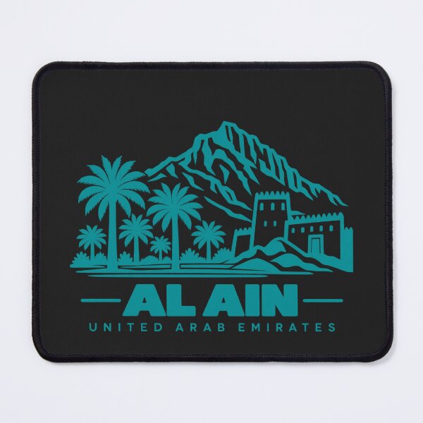 Item preview, Al Ain UAE Line Art Landmark Poster designed and sold by CMYKStudio.