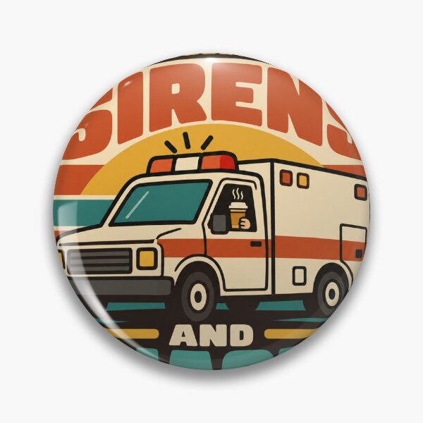 Item preview, Paramedic Gift - Running On Sirens And Snacks designed and sold by RedRubyBubble.