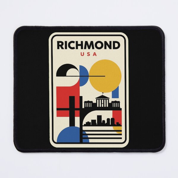 Item preview, Retro Richmond Bauhaus Geometric Skyline designed and sold by k3rstman1.