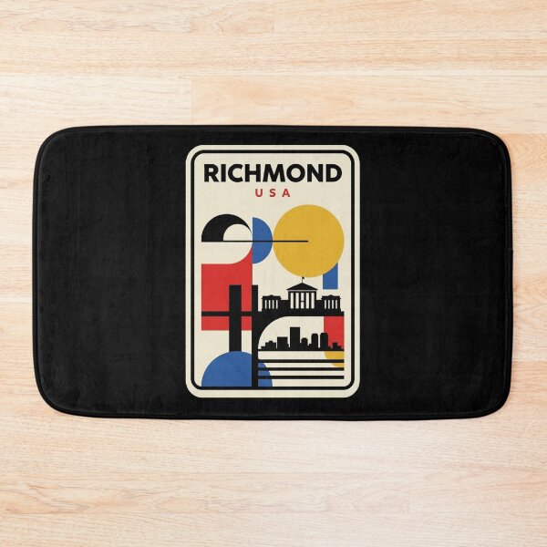 Item preview, Retro Richmond Bauhaus Geometric Skyline designed and sold by k3rstman1.