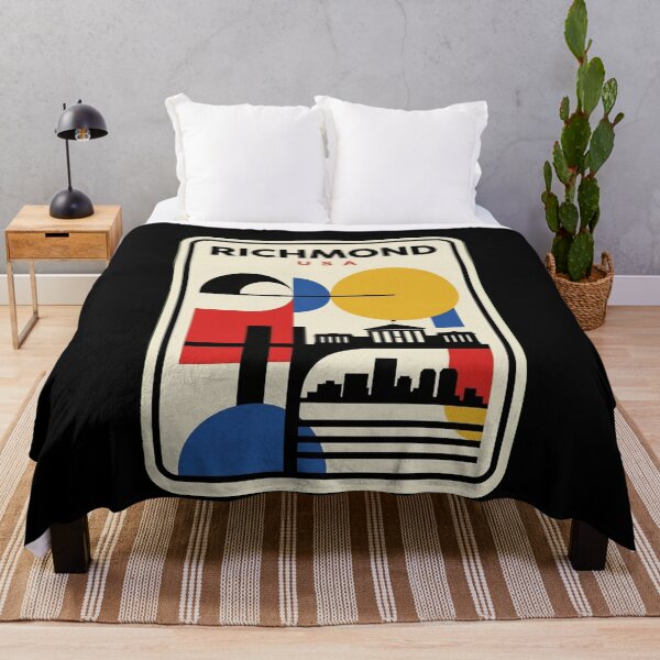 Item preview, Retro Richmond Bauhaus Geometric Skyline designed and sold by k3rstman1.