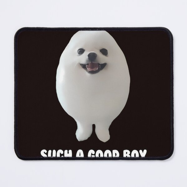 Item preview, Egg Dog Pom Meme Creature Happy Face designed and sold by sil-gen-rove.