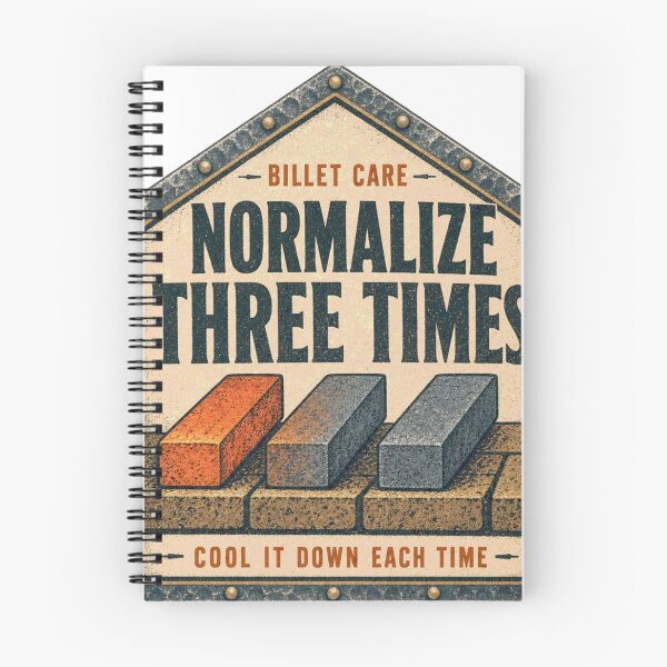 Item preview, Normalize Three Times Bladesmith Steel Heat Cycle Forge Sign designed and sold by BoosterShop.