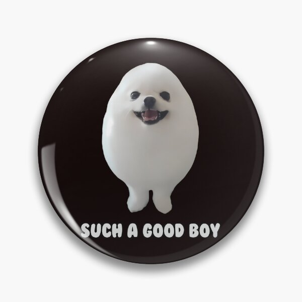 Item preview, Egg Dog Pom Meme Creature Happy Face designed and sold by sil-gen-rove.