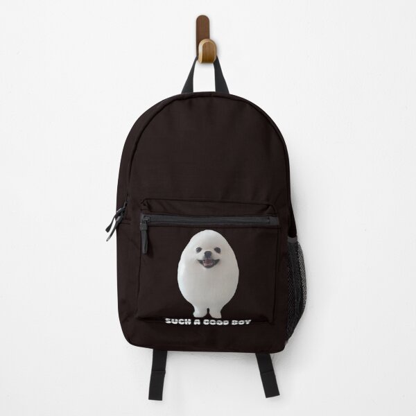 Item preview, Egg Dog Pom Meme Creature Happy Face designed and sold by sil-gen-rove.