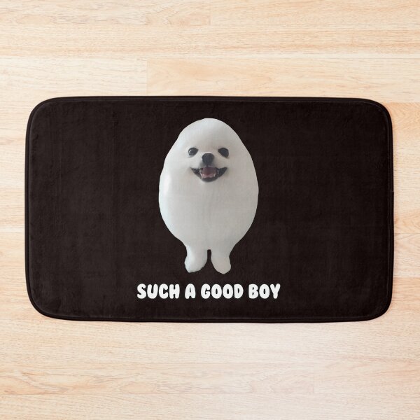 Item preview, Egg Dog Pom Meme Creature Happy Face designed and sold by sil-gen-rove.