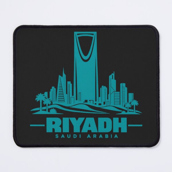 Artikelvorschau, Riad, Saudi-Arabien – Skyline-Poster (Linienkunst) entworfen und verkauft von CMYKStudio.