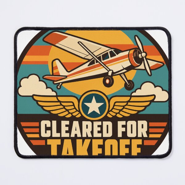 Item preview, Pilot Gift - Cleared For Takeoff designed and sold by RedRubyBubble.