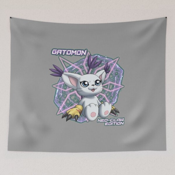 Item preview, Cute Gatomon Sitting Fan Art Star Background-74 designed and sold by JustinWebx.