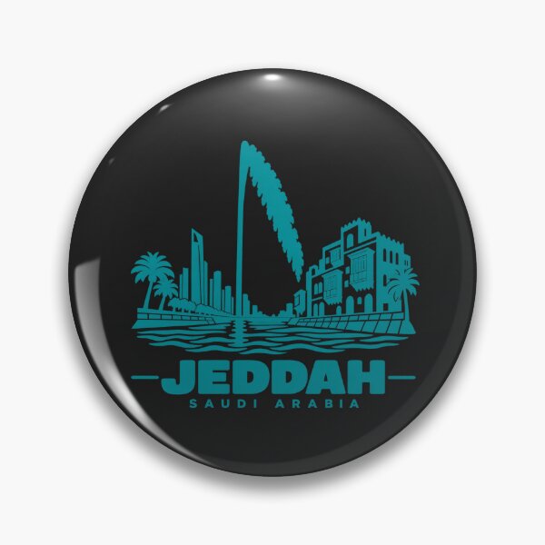 Item preview, Jeddah Saudi Arabia Line Art Coastline Poster designed and sold by CMYKStudio.