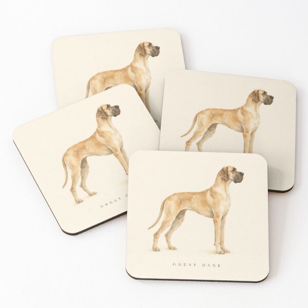 Item preview, Great Dane Watercolor Portrait | Minimalist Dog Breed Wall Art | Pet Lover Gift designed and sold by FixationStudio.