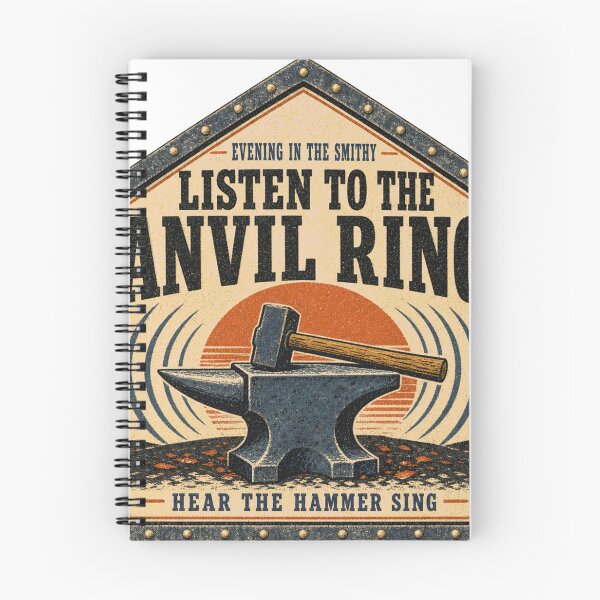 Item preview, Listen To The Anvil Ring Blacksmith Forge Dusk Sign Gift designed and sold by BoosterShop.