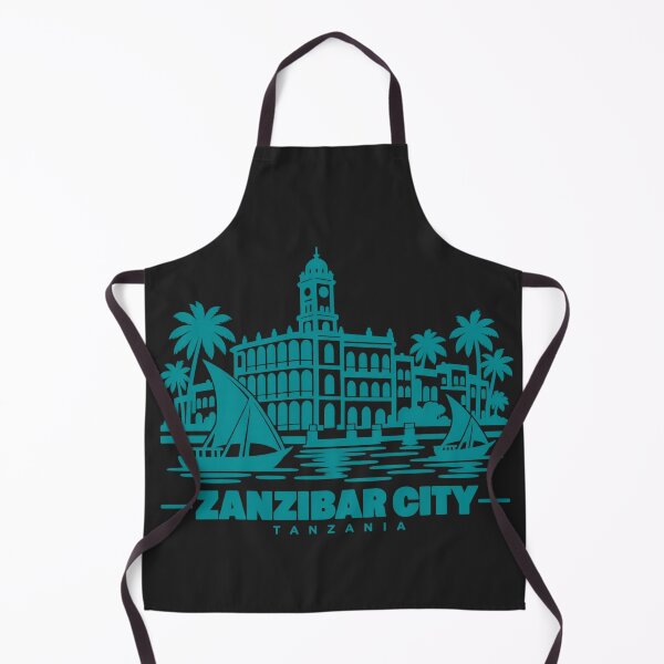 Item preview, Zanzibar City Tanzania Line Art Coastline Poster designed and sold by CMYKStudio.
