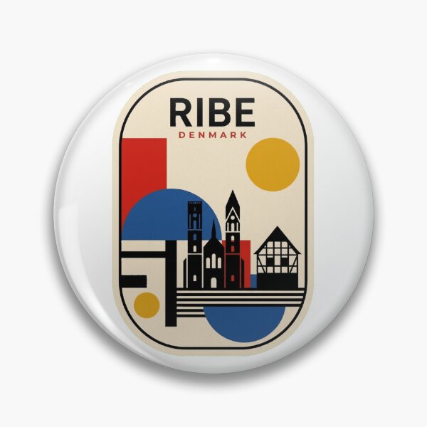 Item preview, Retro Ribe Bauhaus Geometric Skyline designed and sold by k3rstman1.