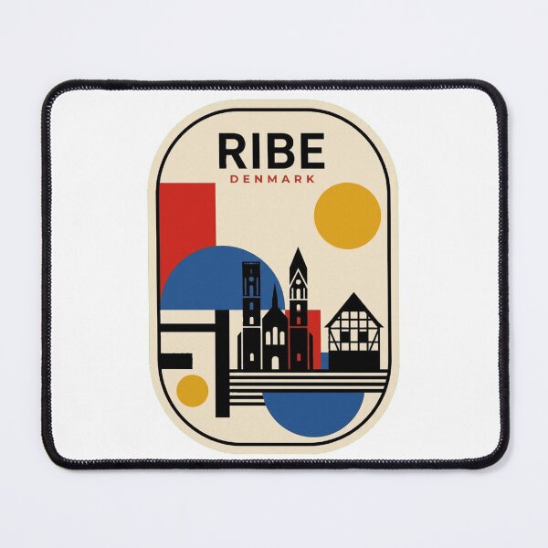 Item preview, Retro Ribe Bauhaus Geometric Skyline designed and sold by k3rstman1.