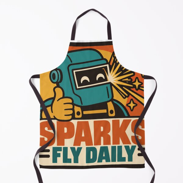 Item preview, Welder Gift - Sparks Fly Daily designed and sold by RedRubyBubble.