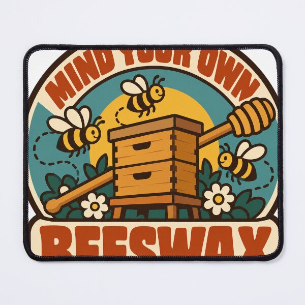 Item preview, Beekeeper Gift - Mind Your Own Beeswax designed and sold by RedRubyBubble.
