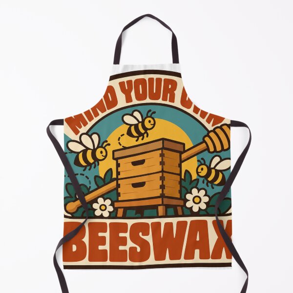 Item preview, Beekeeper Gift - Mind Your Own Beeswax designed and sold by RedRubyBubble.