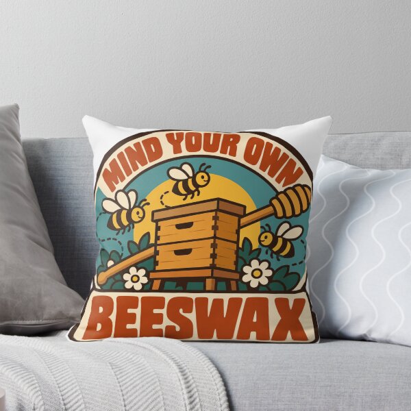 Item preview, Beekeeper Gift - Mind Your Own Beeswax designed and sold by RedRubyBubble.