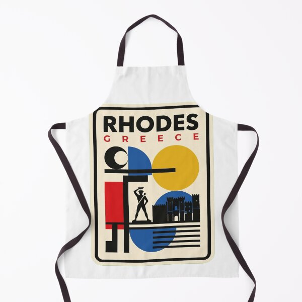 Item preview, Retro Rhodes Bauhaus Geometric Skyline designed and sold by k3rstman1.