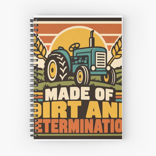 Item preview, Farmer Gift - Made Of Dirt And Determination designed and sold by RedRubyBubble.