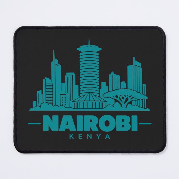 Item preview, Nairobi Kenya Line Art Skyline Poster designed and sold by CMYKStudio.