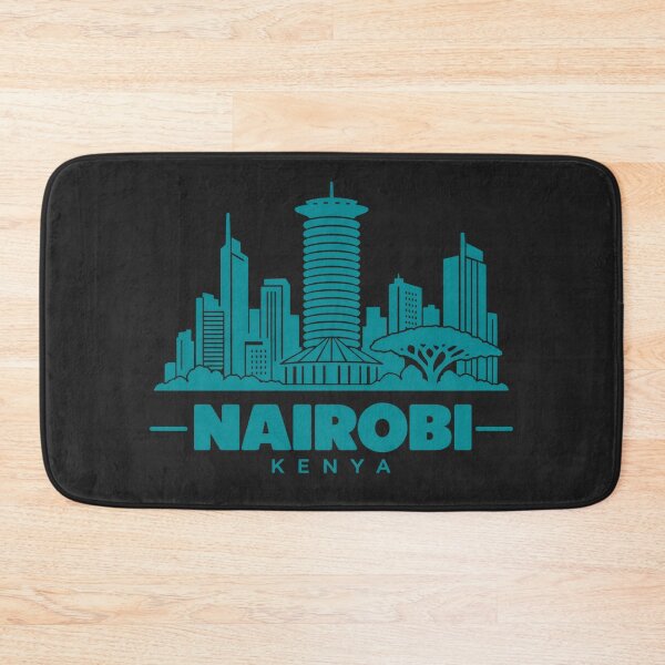 Item preview, Nairobi Kenya Line Art Skyline Poster designed and sold by CMYKStudio.