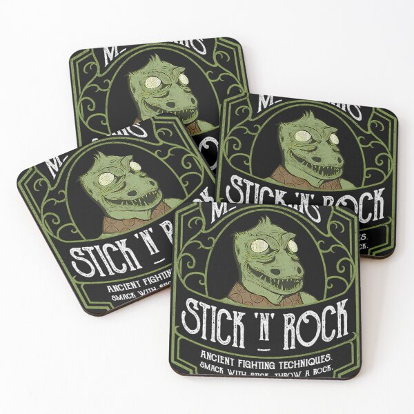 Item preview, Star Trek The Original Series Mr. Gorn'S Stick 'N' Rock Logo designed and sold by EmmaLvCreations.