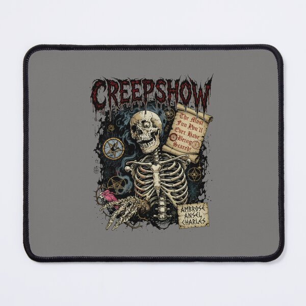 Item preview, Creepshow Skeleton Admission Ticket Retro Tee-61 designed and sold by BenediktDanner.