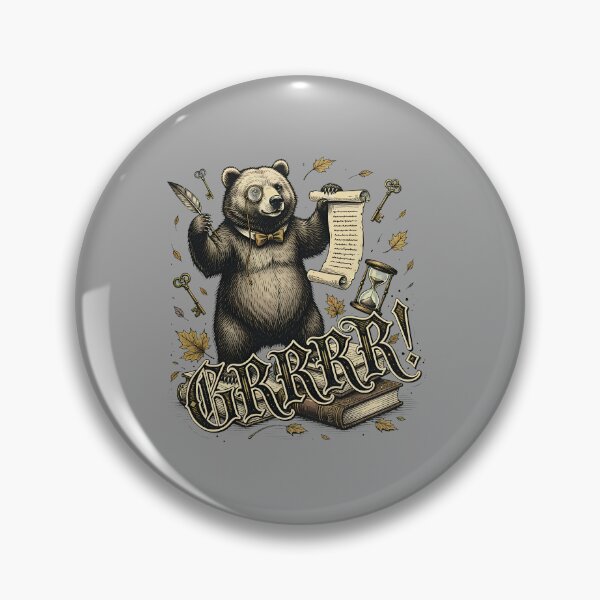 Item preview, Cute Grrr Bear Yelling Graphic-48 designed and sold by JustinWebx.